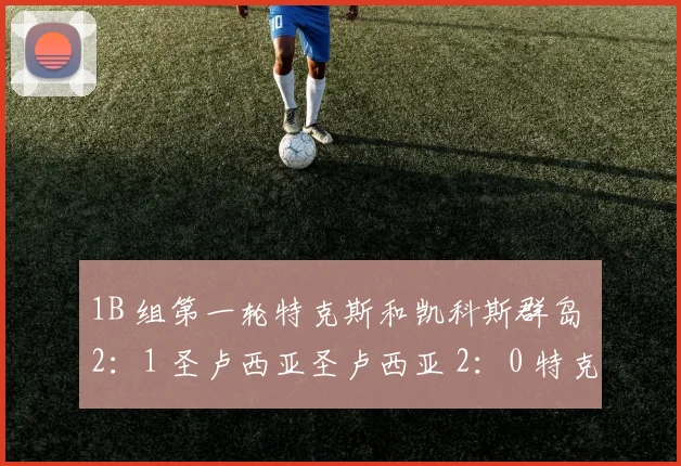 1B 组第一轮特克斯和凯科斯群岛 2：1 圣卢西亚圣卢西亚 2：0 特克斯和凯科斯群岛圣卢西亚以总比分 3：2 获胜 - 星空app登录入口